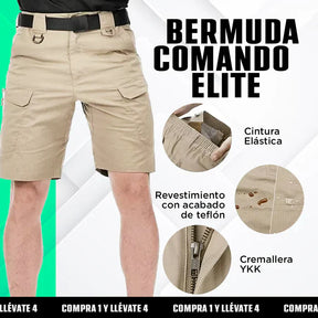 ¡Comprá 1 y Llevate 4! - Bermuda Táctica Comando Elite